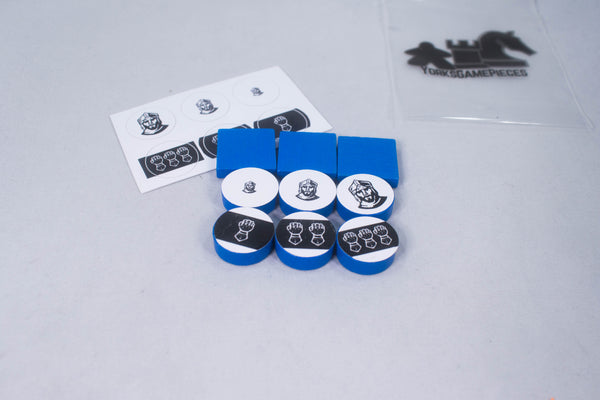 Cities and Knights Stickers Expansion - set of 12
