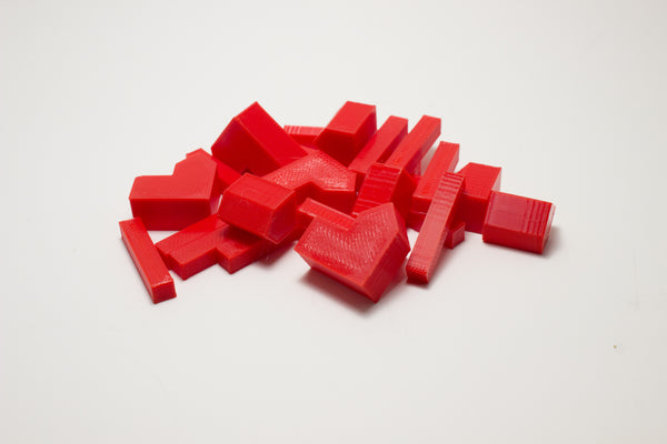 Settlers of Catan Pieces 3D Print Base Set of Replacement Pieces