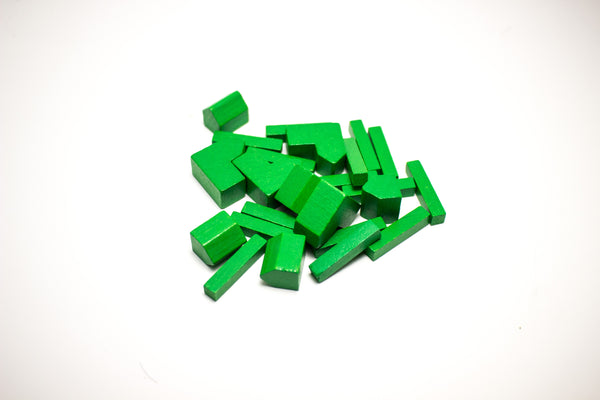 Settlers of Catan wood replacement pieces set
