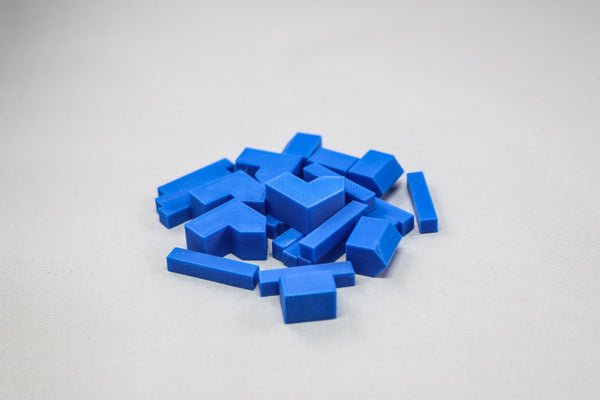 Settlers of Catan Pieces 3D Print Base Set of Replacement Pieces