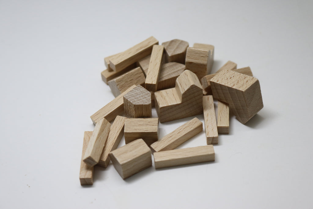 Settlers of Catan Replacement Wood Pieces Set (Choose Your Color
