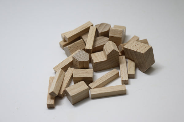 Settlers of Catan wood replacement pieces set