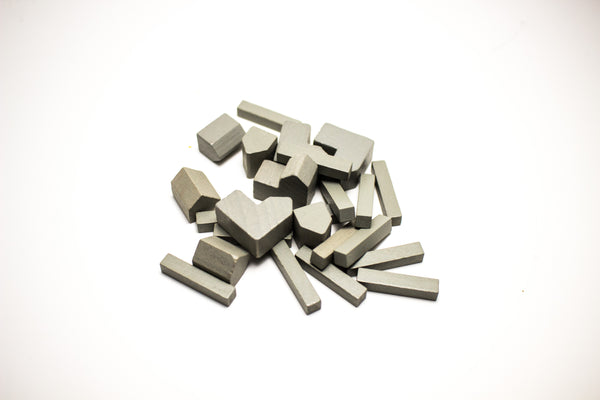 Settlers of Catan wood replacement pieces set