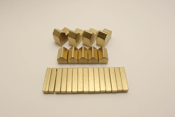 Settlers of Catan wood replacement pieces set