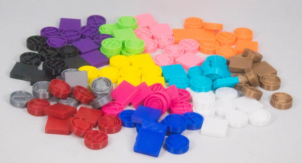 Settlers of Catan 3D Printed Cities and Knights Replacement Pieces