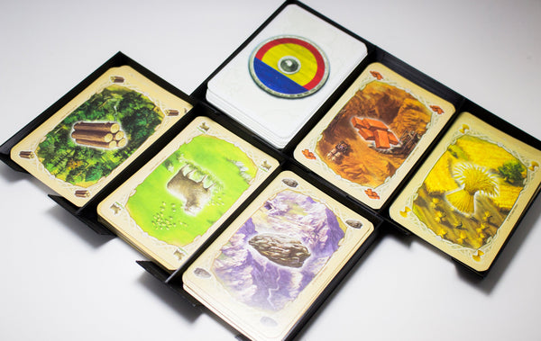 Catan Card Holder Tray Organizer 3D Print Settlers of Catan (Set of 2)