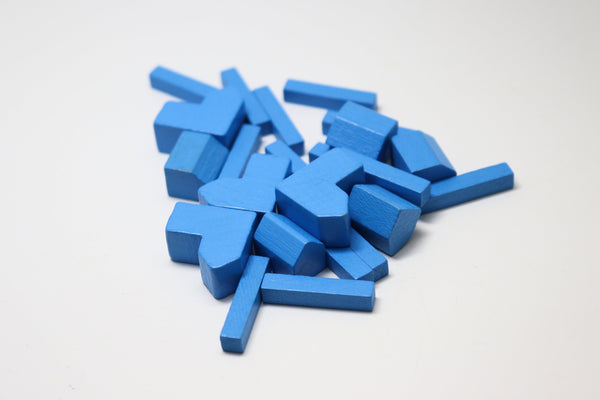 Settlers of Catan wood replacement pieces set